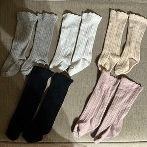 Baby girl 5pk knee high socks